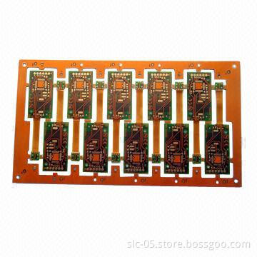 2-layer Flexible PCBs, 100% Electrically Tested, Chem Ni/Au Surface Finish, 1oz Copper Thickness